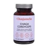 Chaganela extrakt z chagy s cordycepsem  60, 150 nebo 270 kapslí