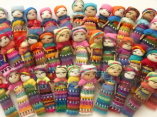 Mini panenky strachu z Guatemaly 1 ks