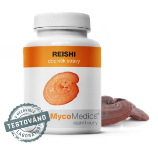MycoMedica Reishi s 30 % polysacharidů 90 kapslí