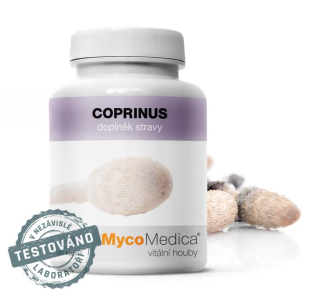 MycoMedica Coprinus 90 kapslí - cukrové hospodaření
