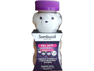 Sambucol pro děti 4 - 12 let Medvídci 60 žvýkacích tablet