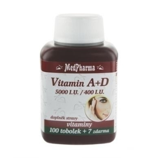 MedPharma Vitamín A + D 5000m.j/400m.j. - 107 tobolek