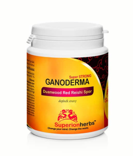 SH Ganoderma, Duanwood Red Reishi, 100% spórový prášek 90 kapslí
