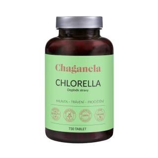 Chaganela Chlorella prémiová kvalita 1100 tablet (Chlorela)