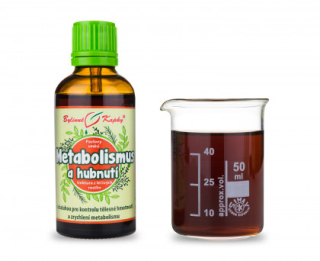 Metabolismus a hubnutí - bylinné kapky (tinktura) 50 ml