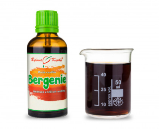 Bergenie - bylinné kapky (tinktura) 50 ml