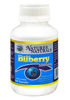 Bilberry (borůvka) 5000 mg 100 kapslí