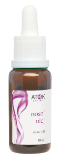 Nosní olej ATOK (pro dospělé) 10, nebo 20 ml