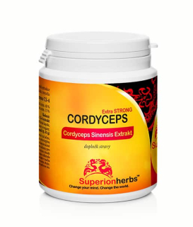 SH Cordyceps, Extrakt 40 % polysacharidů, 15 % manitolu 90 kapslí