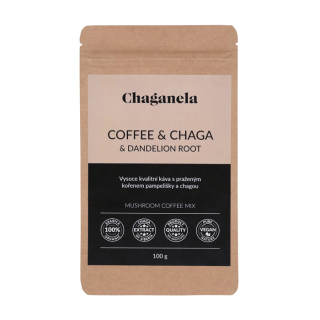 Chaganela káva + chaga + Pampeliška kořen 100 g